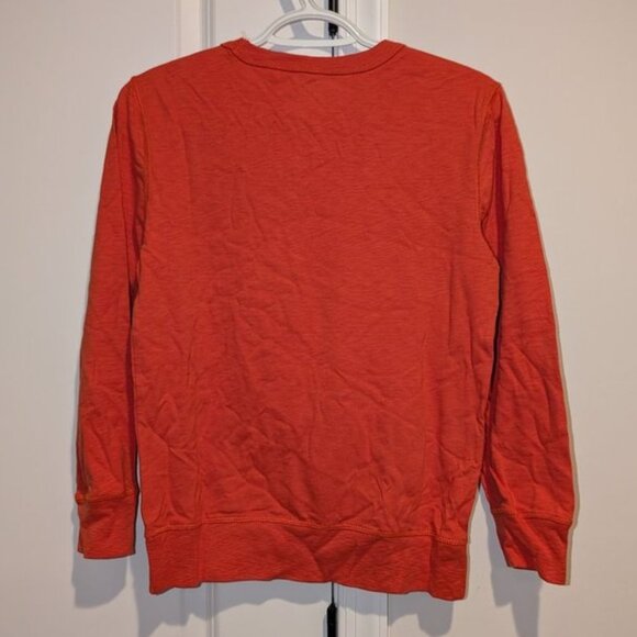 NEW GAP Kids Long Sleeve Kanga Crew Neck Kangaroo Front pocket Tee Top Shirt L - Picture 2 of 2